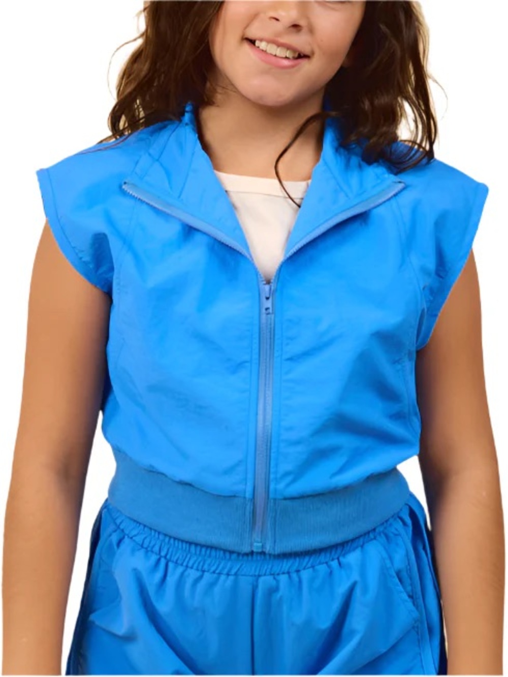NYLON VEST - BLUE